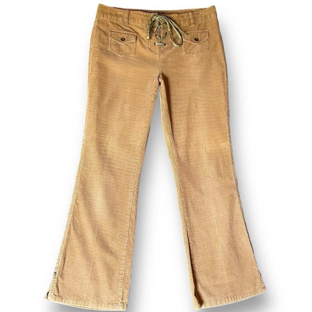 Vintage Tan Boot Cut Pants